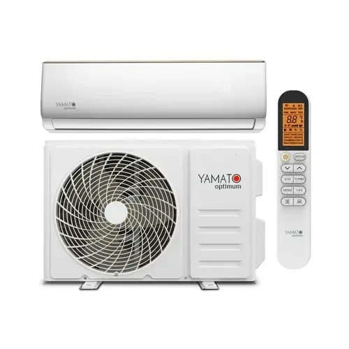 Aparat de aer conditionat Yamato Optimum YW09T2N, 9000 BTU, Clasa A++/A+, Wi-Fi, Inverter, Golden Fin + Kit instalare inclus (Alb) - bestgaming.ro