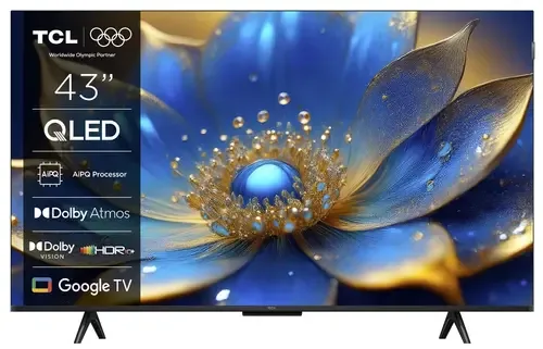 Televizor QLED TCL 109 cm (43inch) 43P71K, Ultra HD 4K, Smart TV, WiFi, CI - bestgaming.ro